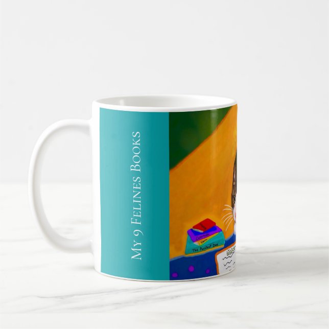 Meine 9 Felines (Tigey) Tasse (Links)