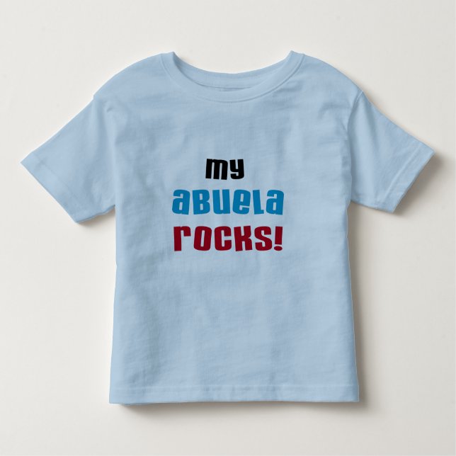 Meine Abuela Rocks T - Shirt und Geschenke (Vorderseite)