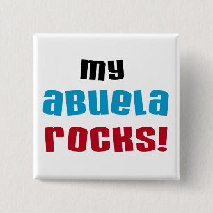 Meine Abuela Rocks T - Shirt und Geschenke Button