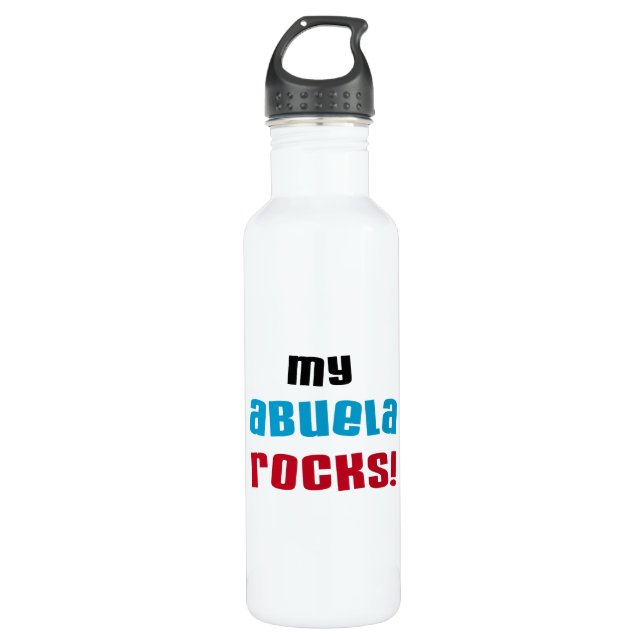 Meine Abuela Rocks Trinkflasche (Vorderseite)