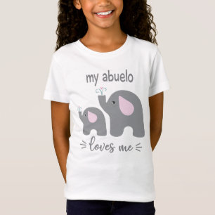 Meine Abuelo Lieben Ich - Elefantes Shirt für Kind
