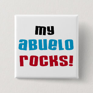 Meine Abuelo Rocks T - Shirt und Geschenke Button