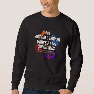 Meine Airedale Terrier Winks bei mir sind manchmal Sweatshirt