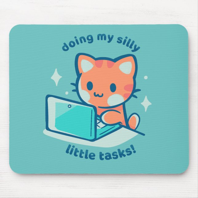 Meine Albernen kleinen Aufgaben erledigen Mousepad (Vorne)