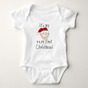 Meine allerersten Weihnachtsgeschenke und -geschen Baby Strampler