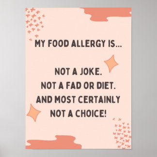 Meine Allergie ist kein Witz Poster