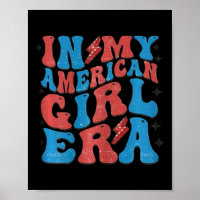 Meine amerikanische Mädchen Era Retro 4. Juli vier