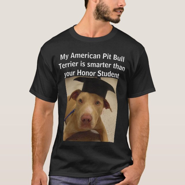Meine amerikanische Pitbull Terrier ist T-Shirt (Vorderseite)