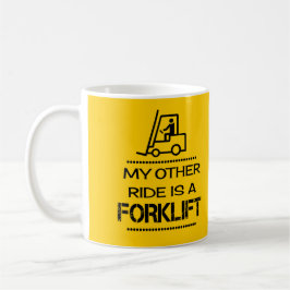 Meine andere Fahrt ist der Gabelstapler Kaffeetasse