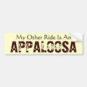 Meine andere Fahrt ist ein Appaloosa-Autoaufkleber Autoaufkleber