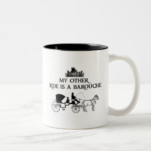 Meine andere Fahrt ist ein Barouche Zweifarbige Tasse
