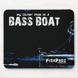 Meine andere Fahrt ist ein Bass-Boot Mousepad