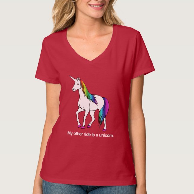 MEINE ANDERE FAHRT IST EIN EINHORN T-Shirt (Vorderseite)
