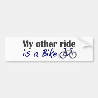 Meine andere Fahrt ist ein Fahrrad Autoaufkleber