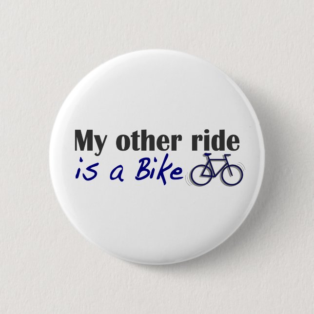 Meine andere Fahrt ist ein Fahrrad Button (Vorderseite)