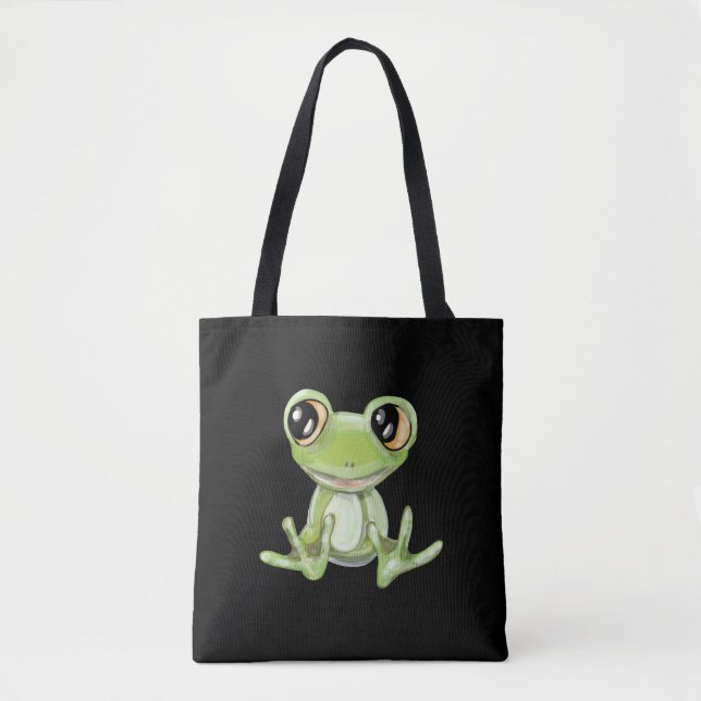 Meine andere Green Frog Friend Schultertasche (Vorderseite)