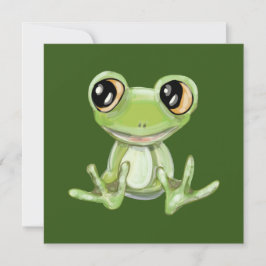 Meine andere Green Frog Friend Urlaubskarte Feiertagskarte