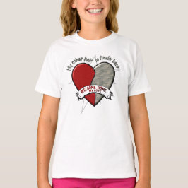 Meine andere Hälfte ist schließlich hinter T-Shirt