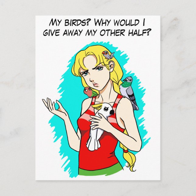 Meine andere Hälfte Postkarte (Vorderseite)