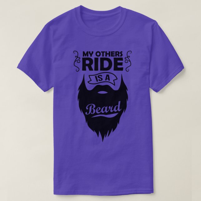 Meine andere Reise ist ein Bart Beard Handbeard lu T-Shirt (Design vorne)