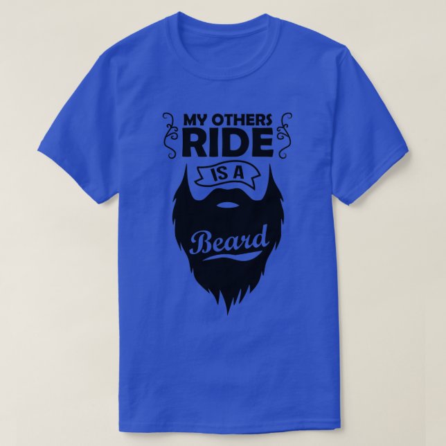 Meine andere Reise ist ein Bart Beard Handbeard lu T-Shirt (Design vorne)