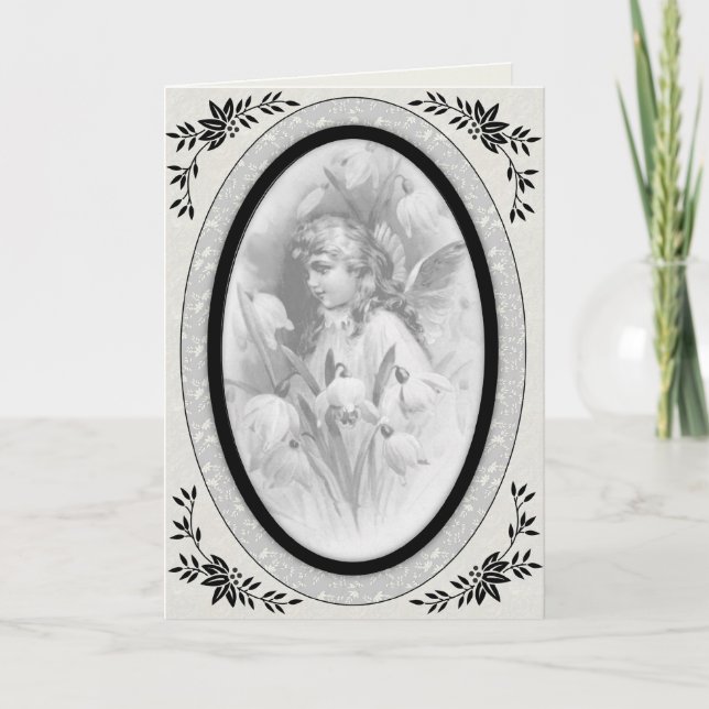 Meine Angel-Grußkarte Karte (Vorderseite)