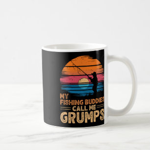 Meine Angelbuddies nennen mich Grumps Retro Vintag Kaffeetasse