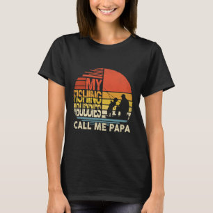 Meine Angelbuddies nennen mich Papa Shirt Vatertag