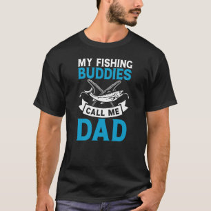 Meine Angelfreunde nennen mich Vater lustig T-Shirt