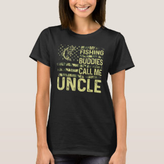 Meine Angelkollegen nennen mich Onkel Fun Patrioti T-Shirt