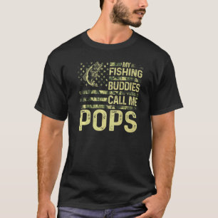 Meine Angelkumpels nennen mich Opa Lustiger Patrio T-Shirt