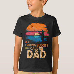 Meine Angelkumpels nennen mich Papa Retro Vintage  T-Shirt