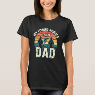 Meine Angelkumpels nennen mich Papa Vater-Sohn-Ang T-Shirt