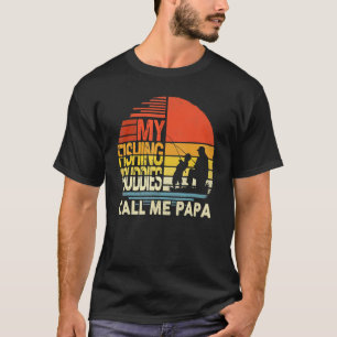 Meine Angelkumpels nennen mich Papa Vatertag Männ T-Shirt
