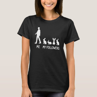 Meine Anhänger Kaninchen Bauer Süße Tier Soziales  T-Shirt