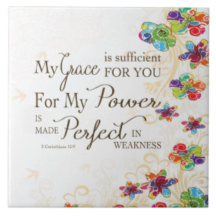 Meine Anmut ist genügend Fliese