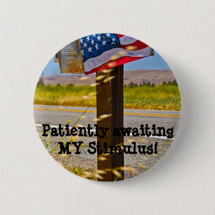 MEINE Anregung geduldig erwarten! Button