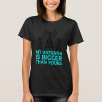 Meine Antenne ist größer als deine Funny Nerdy Ham