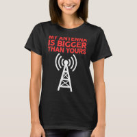 Meine Antenne ist größer als deine Funny Nerdy Ham