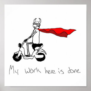 Meine Arbeit hier ist Poster gemacht