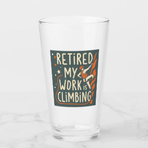 Meine Arbeit ist klettern Glas