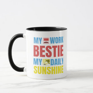 Meine Arbeitsbestie Sunshine - Work Bestie Classic Tasse