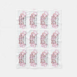 Meine Arme sind voll Fleecedecke