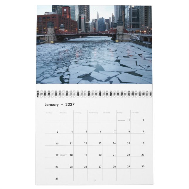 Meine Art der Stadt Kalender (Jan 2027)