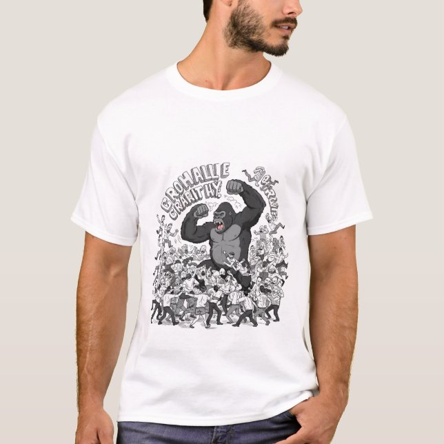 Meine Art Montag: Gorilla Mayhem T-Shirt (Vorderseite)