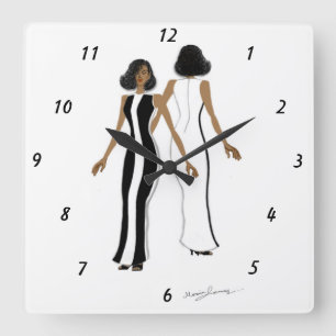 Meine Art-Square-Wall-Uhr in Mode Quadratische Wanduhr