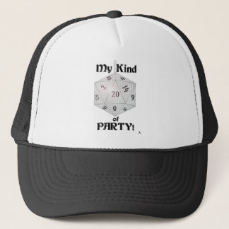 Meine Art von Party Spaß Würfel Gamer Role Player Truckerkappe