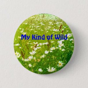 Meine Art von Wild Daisy Floral Button
