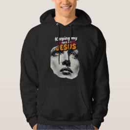 Meine Augen auf JESUS gerichtet - Christlich Hoodie