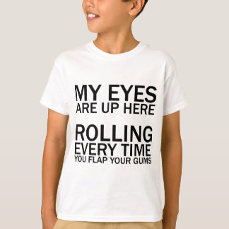MEINE AUGEN SIND HIER... JEDERZEIT, WENN SIE FLAP  T-Shirt